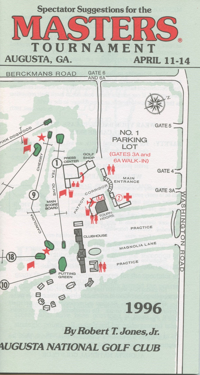 1996 Spectator Guide - Winner Nick Faldo