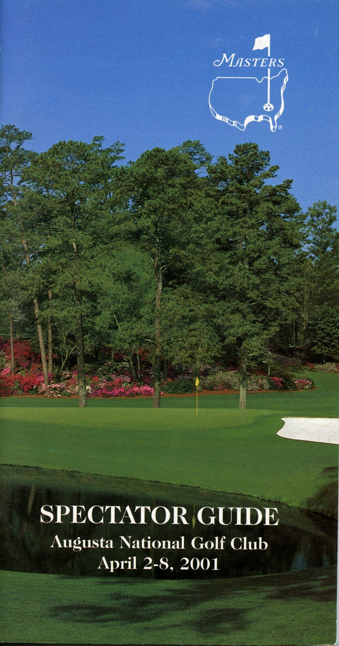 2001 Spectator Guide - Winner Tiger Woods