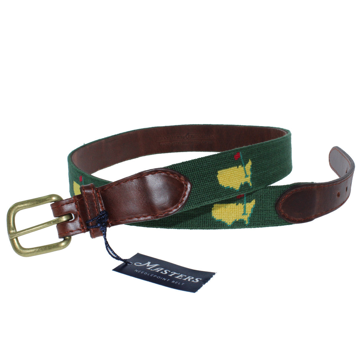 Masters Smathers & Branson Needlepoint Belt - Green