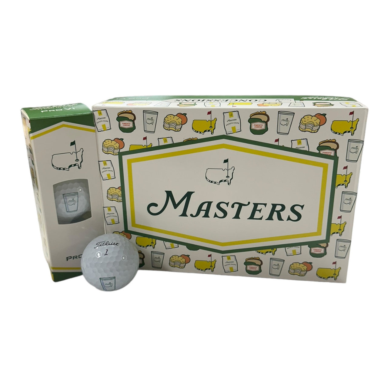 Masters Titleist Concessions Pro V1 Golf Ball Dozen Box
