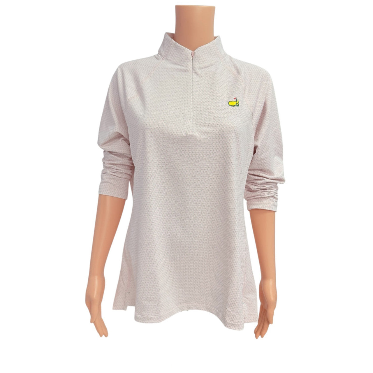Masters Magnolia Lane Pink Performance Tech 1/4 Zip with White Magnolias