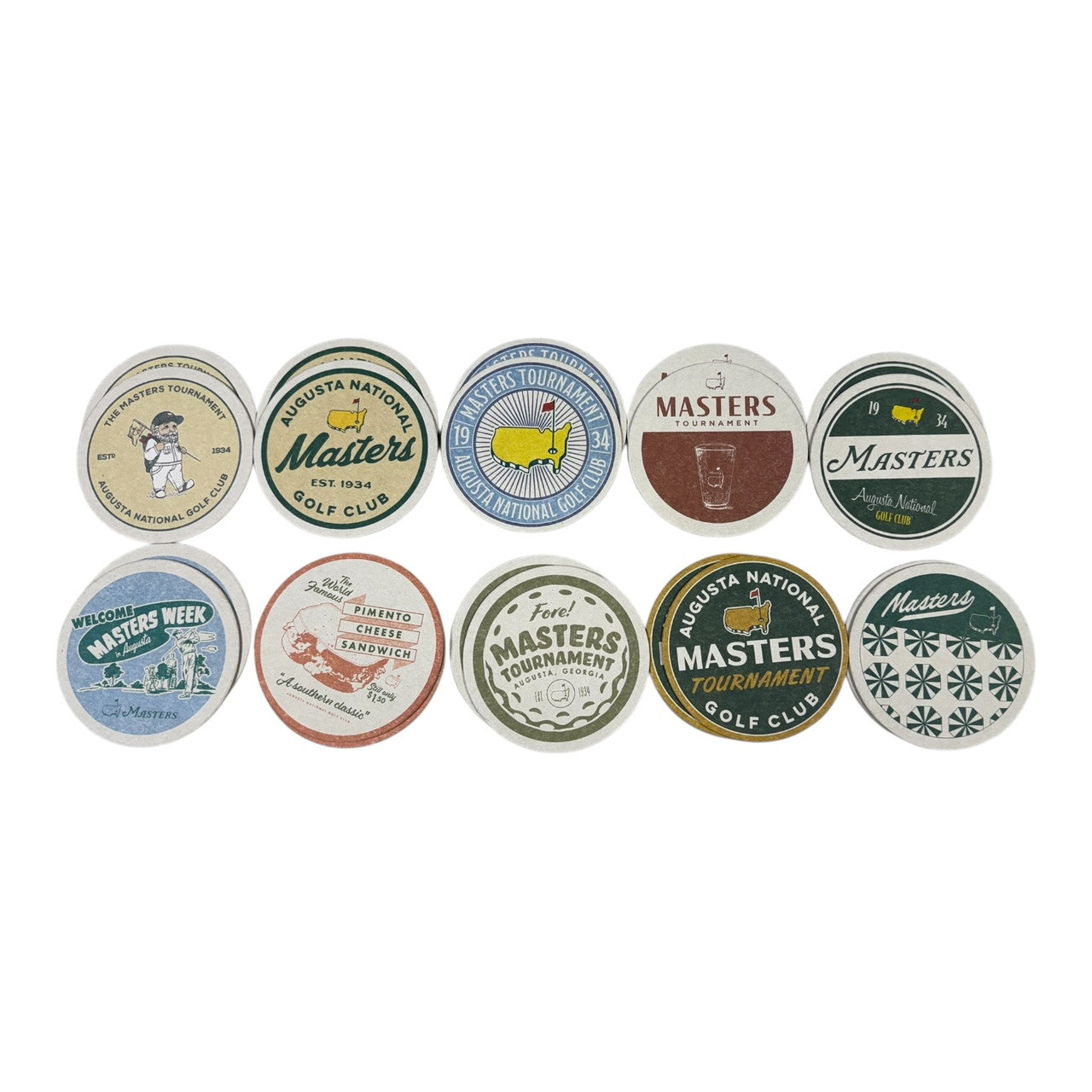 Masters Coasters - Set of 20