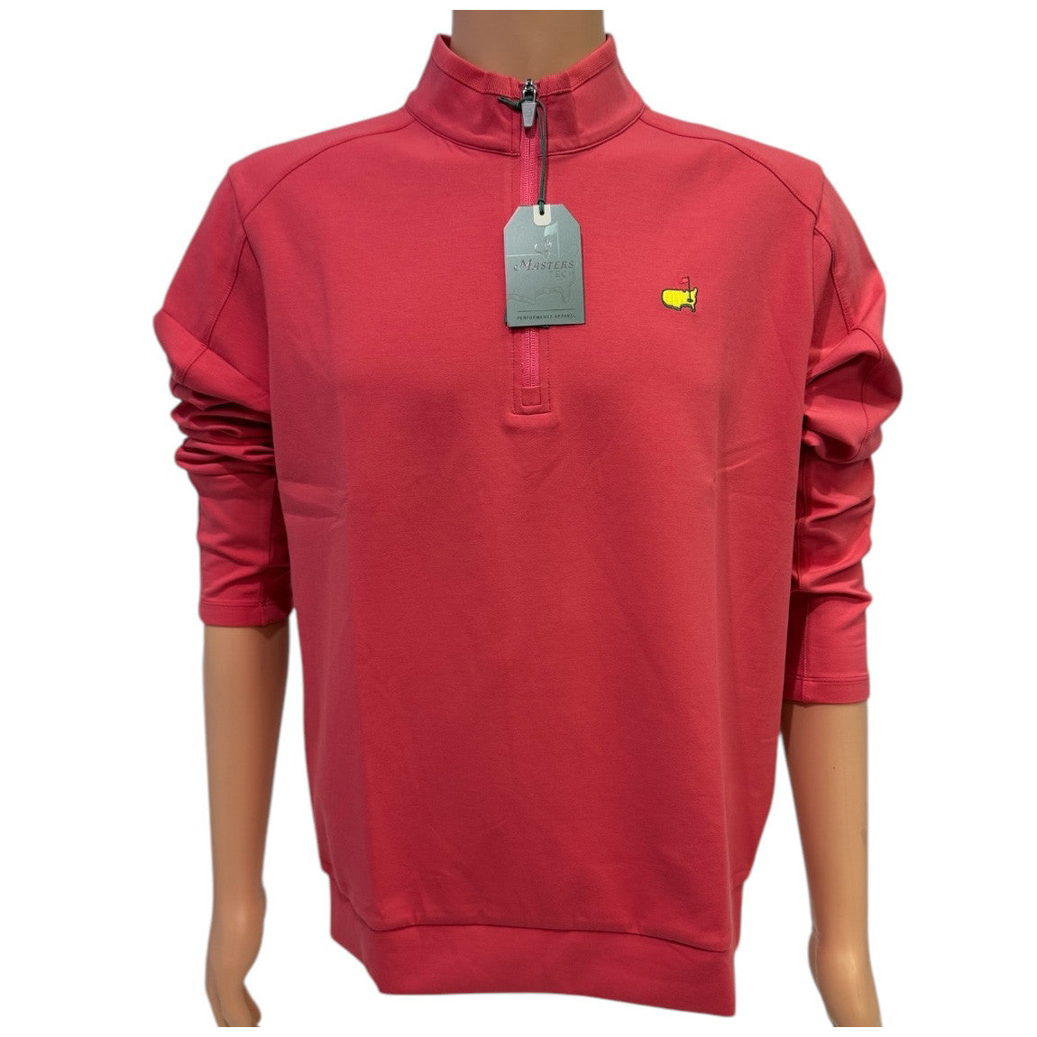 Masters Performance Tech Red with Red Zipper 1/4 Zip Pullover