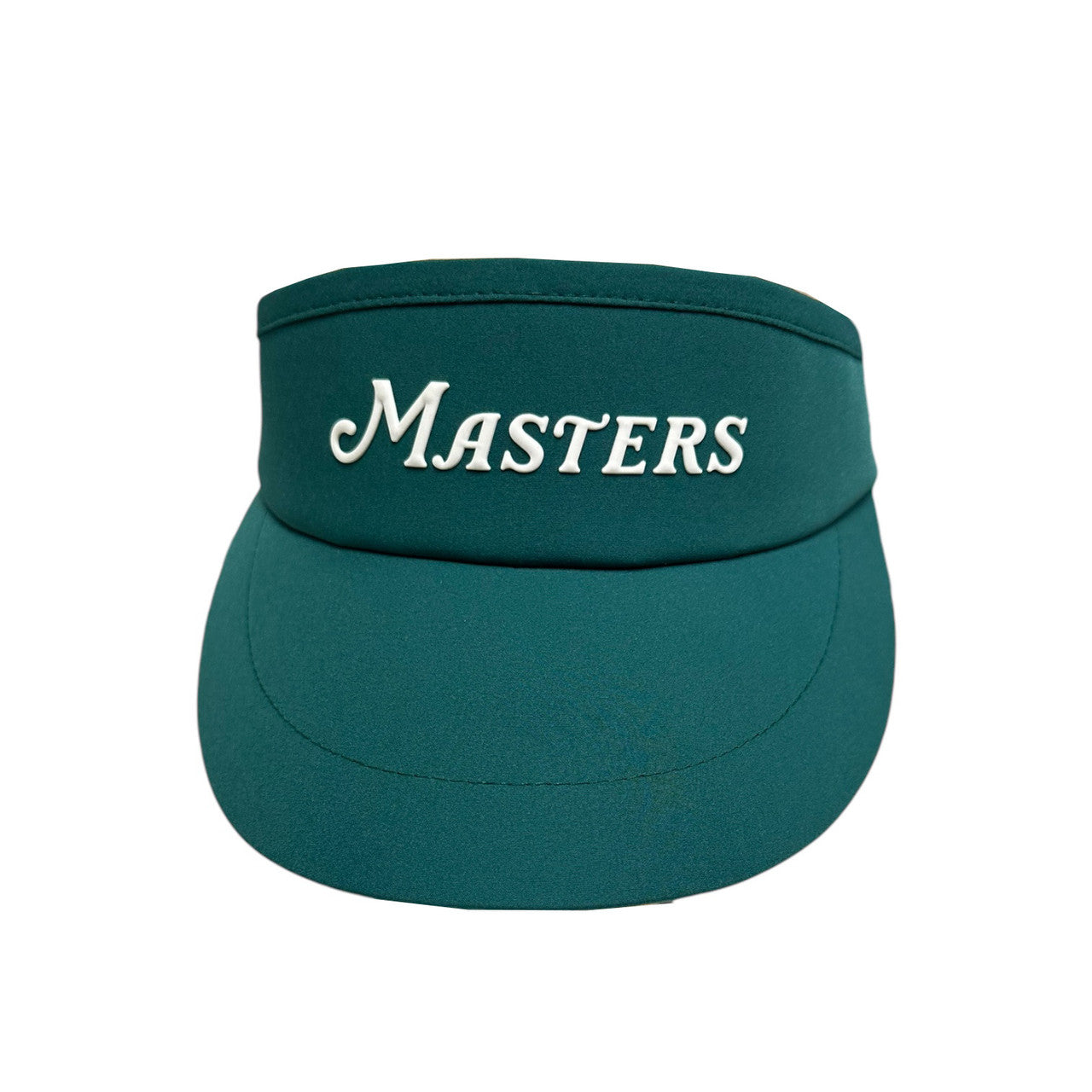 Masters Green Performance Tech Classic Visor with Raised Rubber Wordmark and Logo
