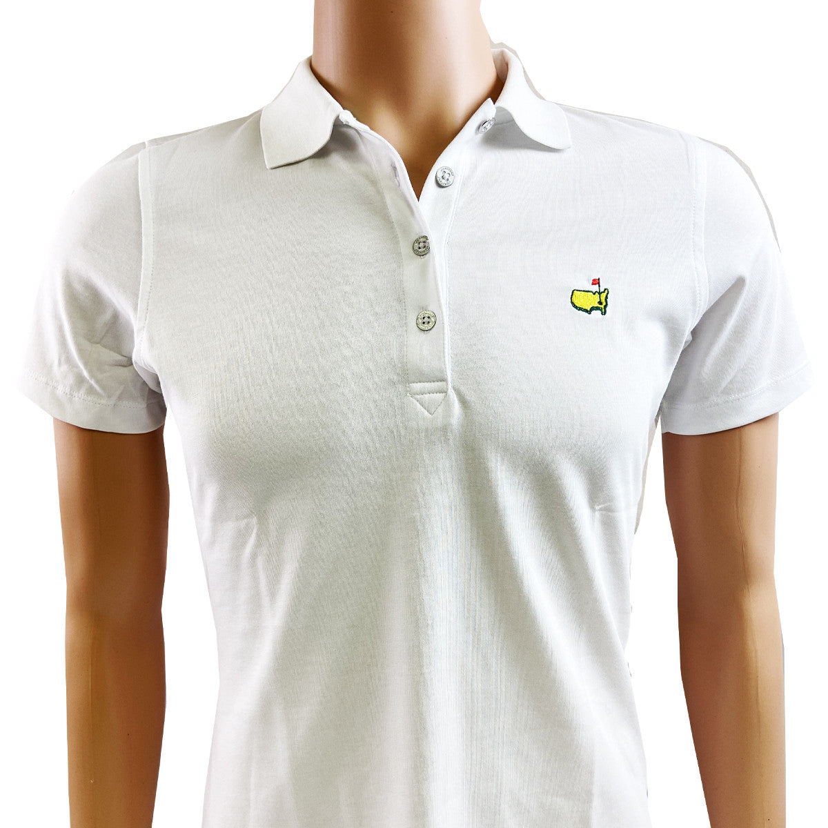 Masters Magnolia Lane Ladies Pima Cotton Blend White Polo