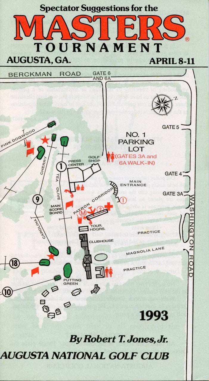 1993 Spectator Guide - Winner Bernhard Langer