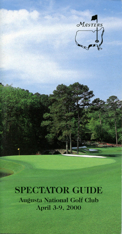 2000 Spectator Guide - Winner Vijay Singh