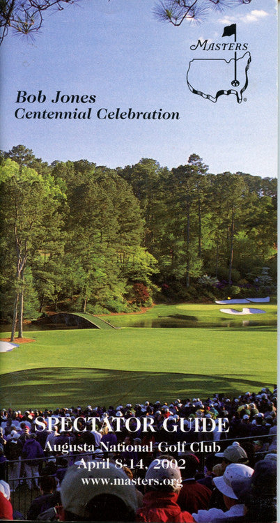 2002 Spectator Guide - Winner Tiger Woods