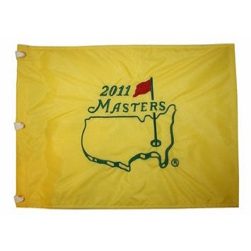 2011 Masters Embroidered Golf Pin Flag - Winner Charl Schwartzel