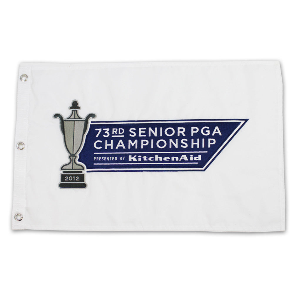 2012 Sr. PGA KitchenAid Embroidered Pin Flag - White