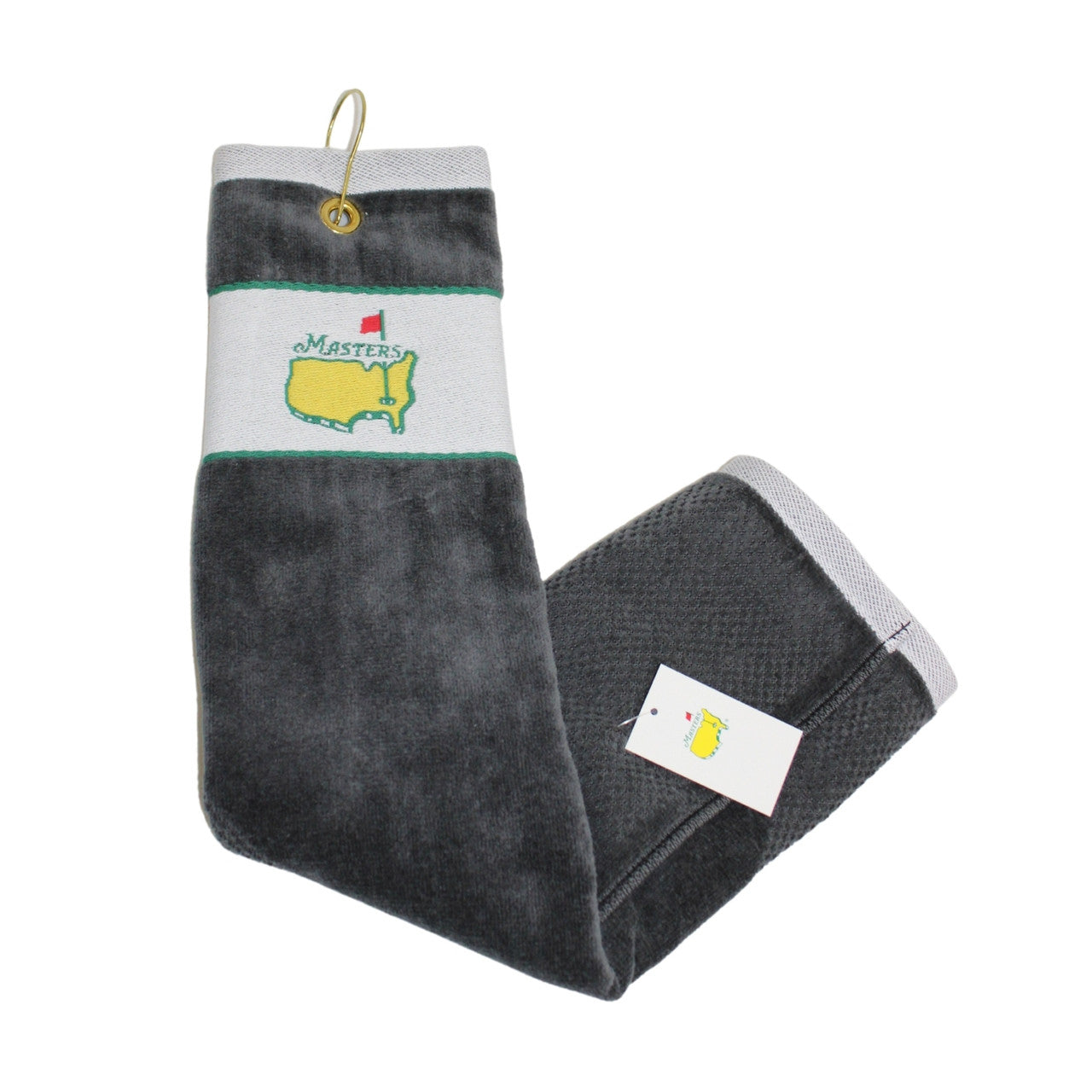 Masters Tri Fold Golf Towel - Stormy Grey