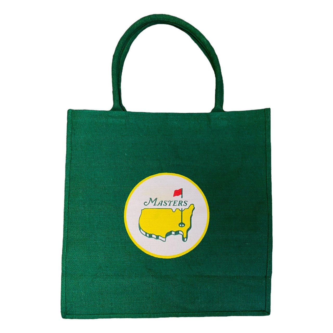 Masters Green Circle Logo Jute Bag