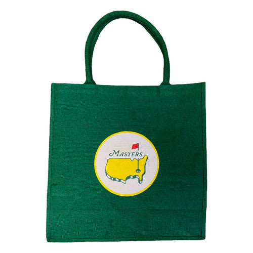 Masters Green Circle Logo Jute Bag