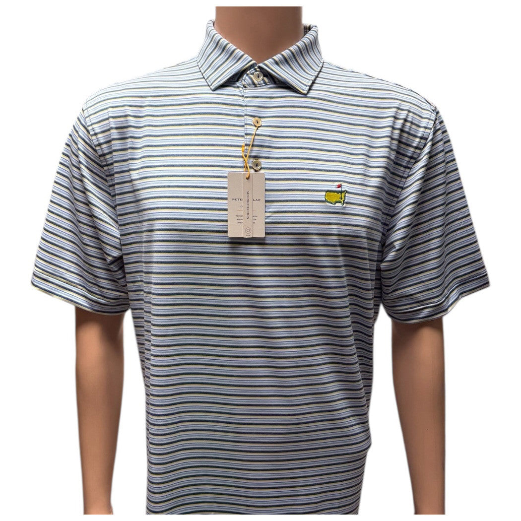 Masters Peter Millar Performance Tech Oktoberfest Stripe Polo