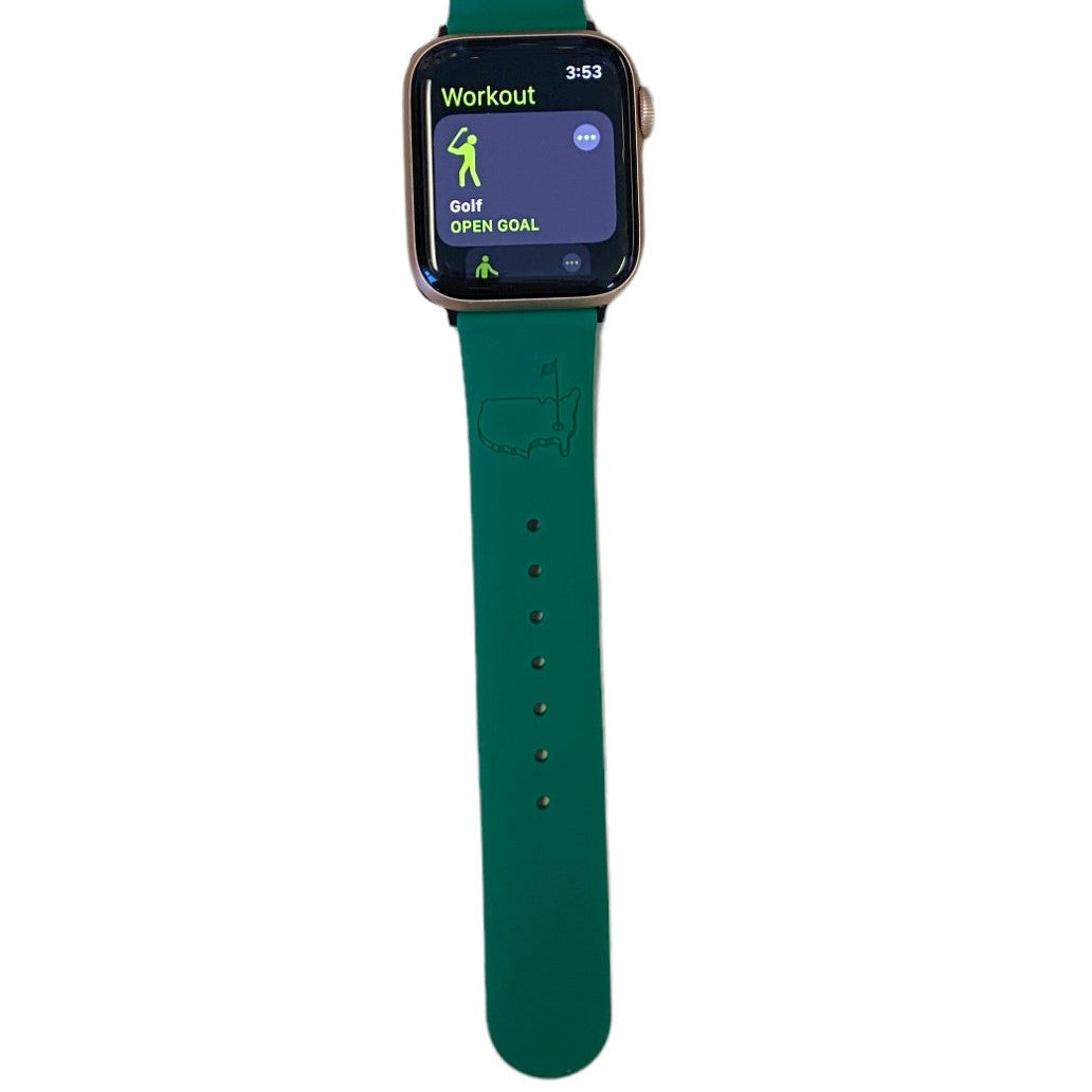 Masters Green Apple Watch Silicone Band - 2 sizes