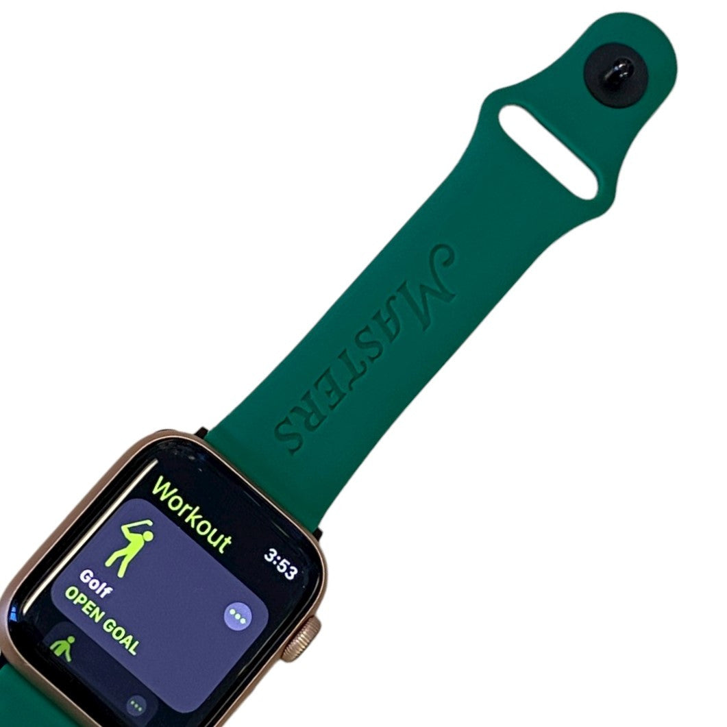 Masters Green Apple Watch Silicone Band - 2 sizes