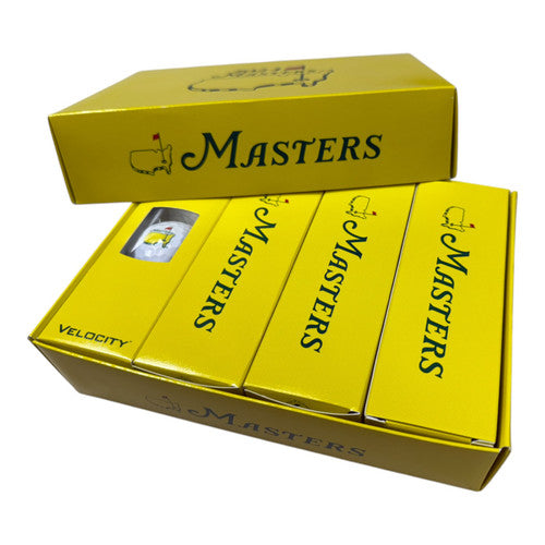 Masters Dozen Titleist Velocity Golf Balls in Box