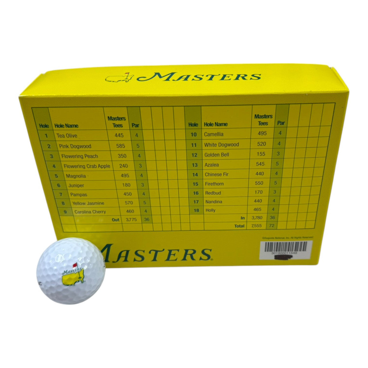 Masters Dozen Titleist Velocity Golf Balls in Box