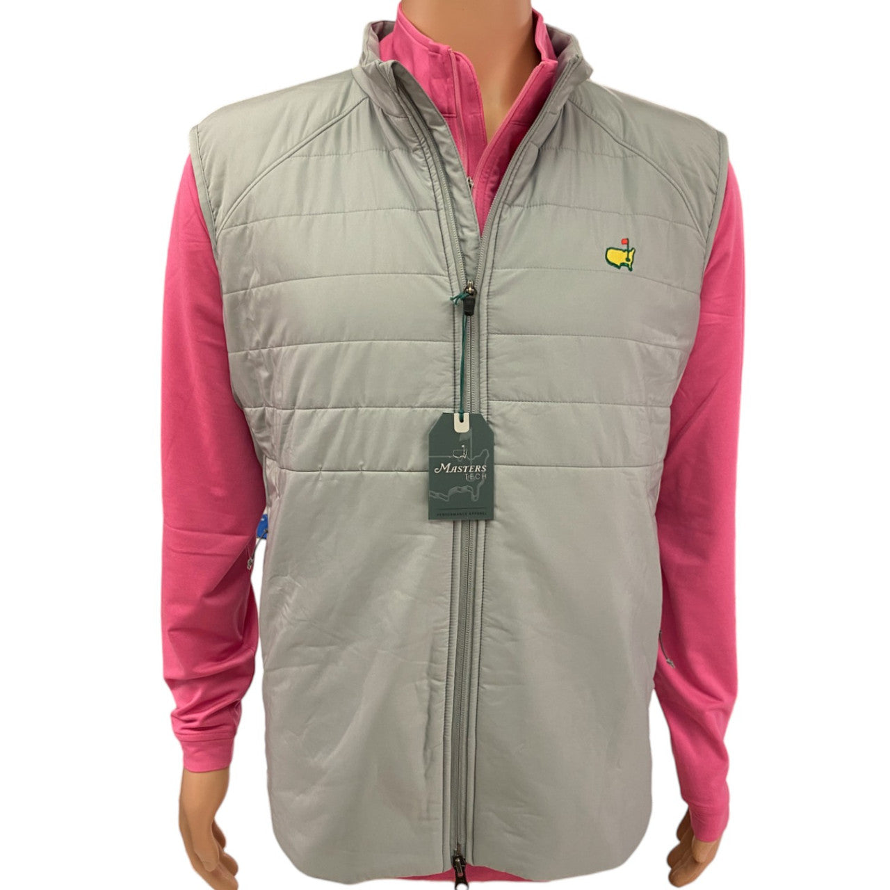 Masters Tech Grey Lightweight Layer Full Zip Vest