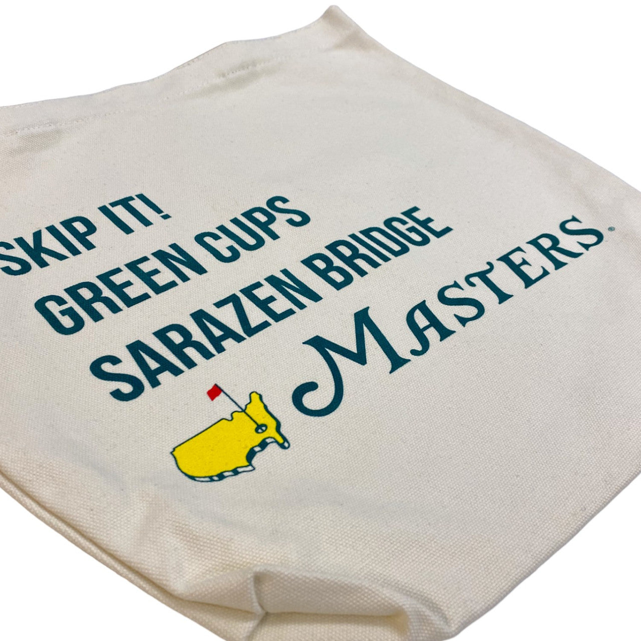 Masters Exclusive Skip It!, Green Cups, Sarazen Bridge Canvas Tote Bag