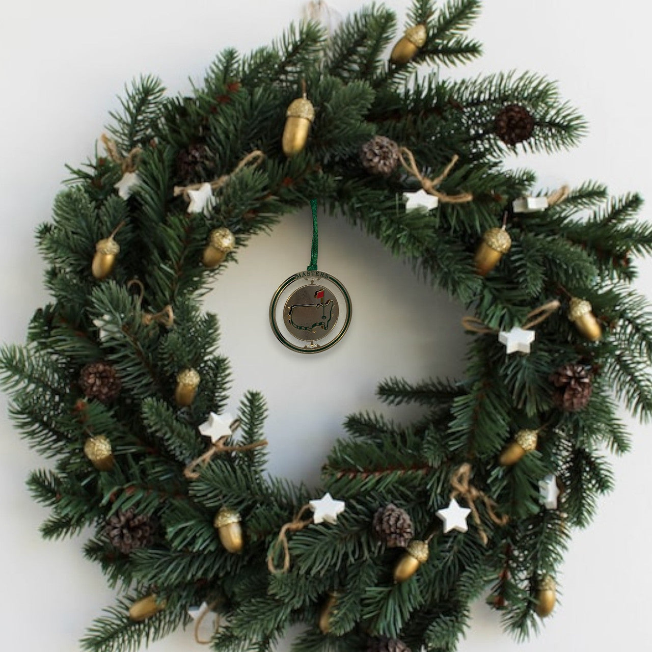 Masters Logo Spinning Circle 3D Decorative Holiday Ornament