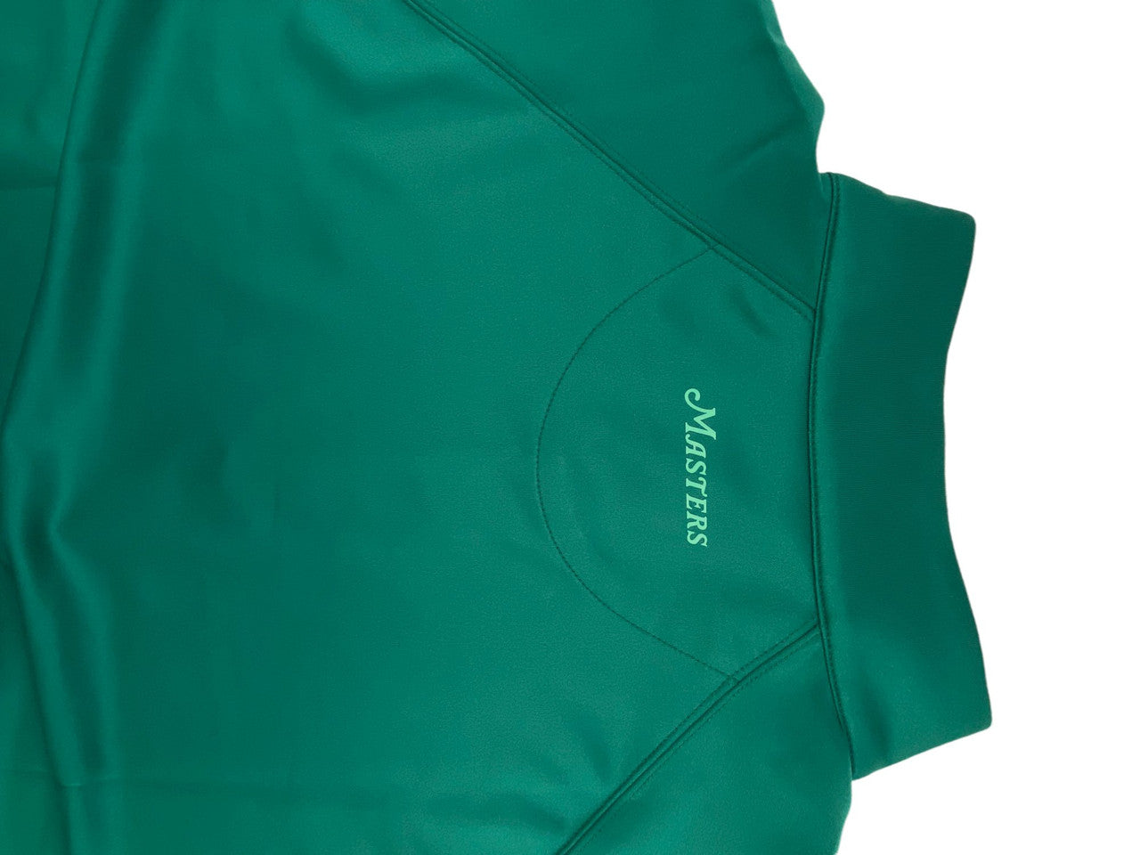 MASTERS TECH ハーフジップ ジャケット マスターズ テック ゴルフ Masters Performance Tech Green 1/4 Zip Pullover with Light Green