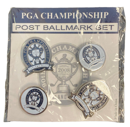 2008 PGA Championship Post Ball Marker - Set of 4