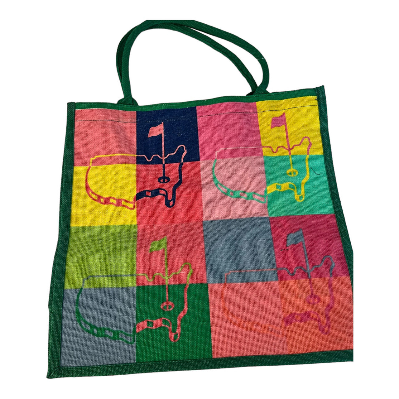 Masters Pop Art Logo Pattern Jute Bag
