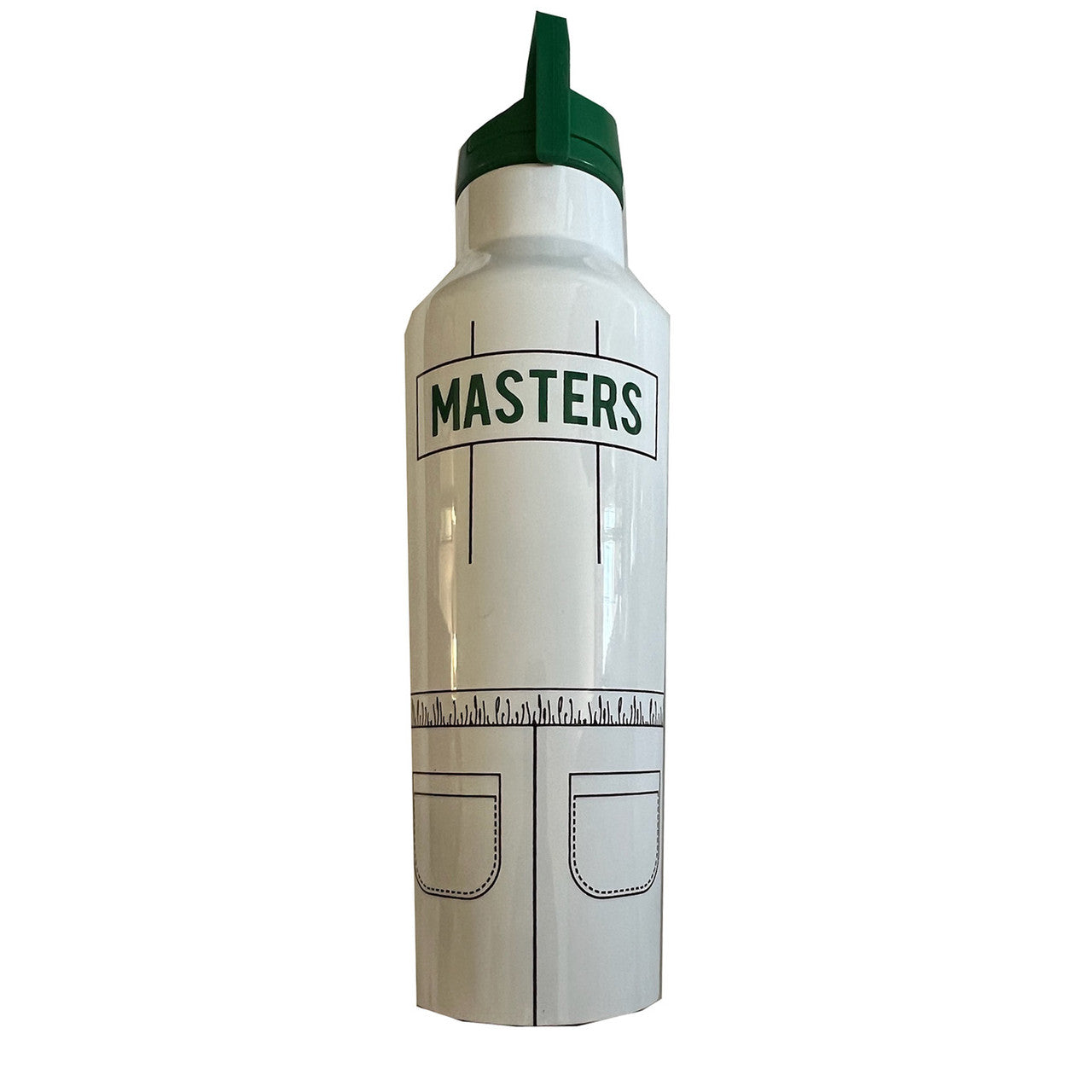Masters Corkcicle 20oz Caddie Jumpsuit White Stainless Canteen Water Bottle