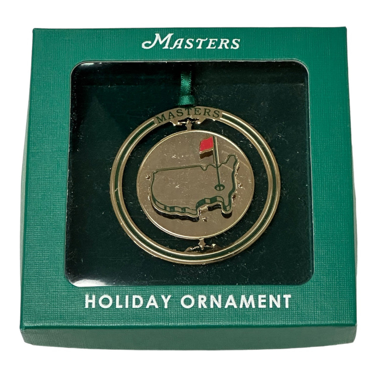 Masters Logo Spinning Circle 3D Decorative Holiday Ornament