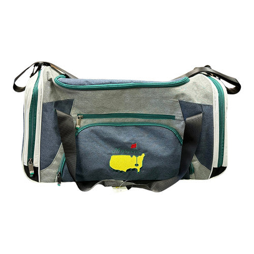 Masters Blue and Grey Heather Duffle Gym Bag