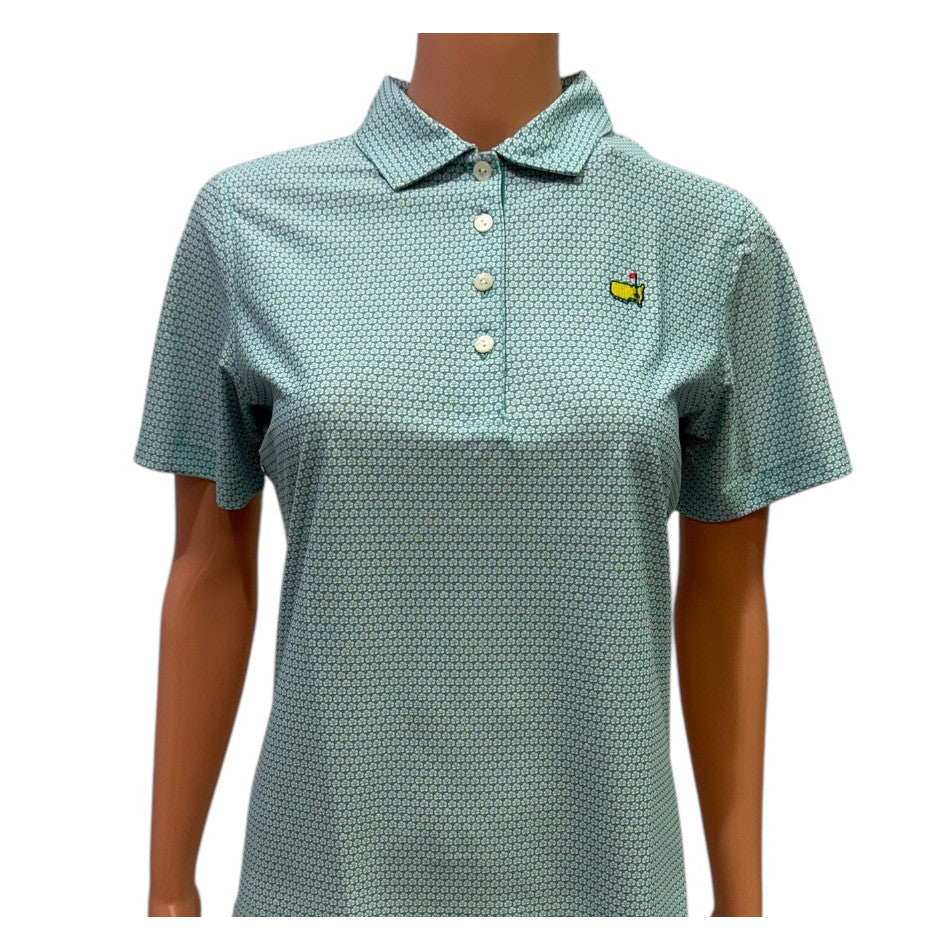 Masters Magnolia Lane Teal Meadow Performance Tech Polo