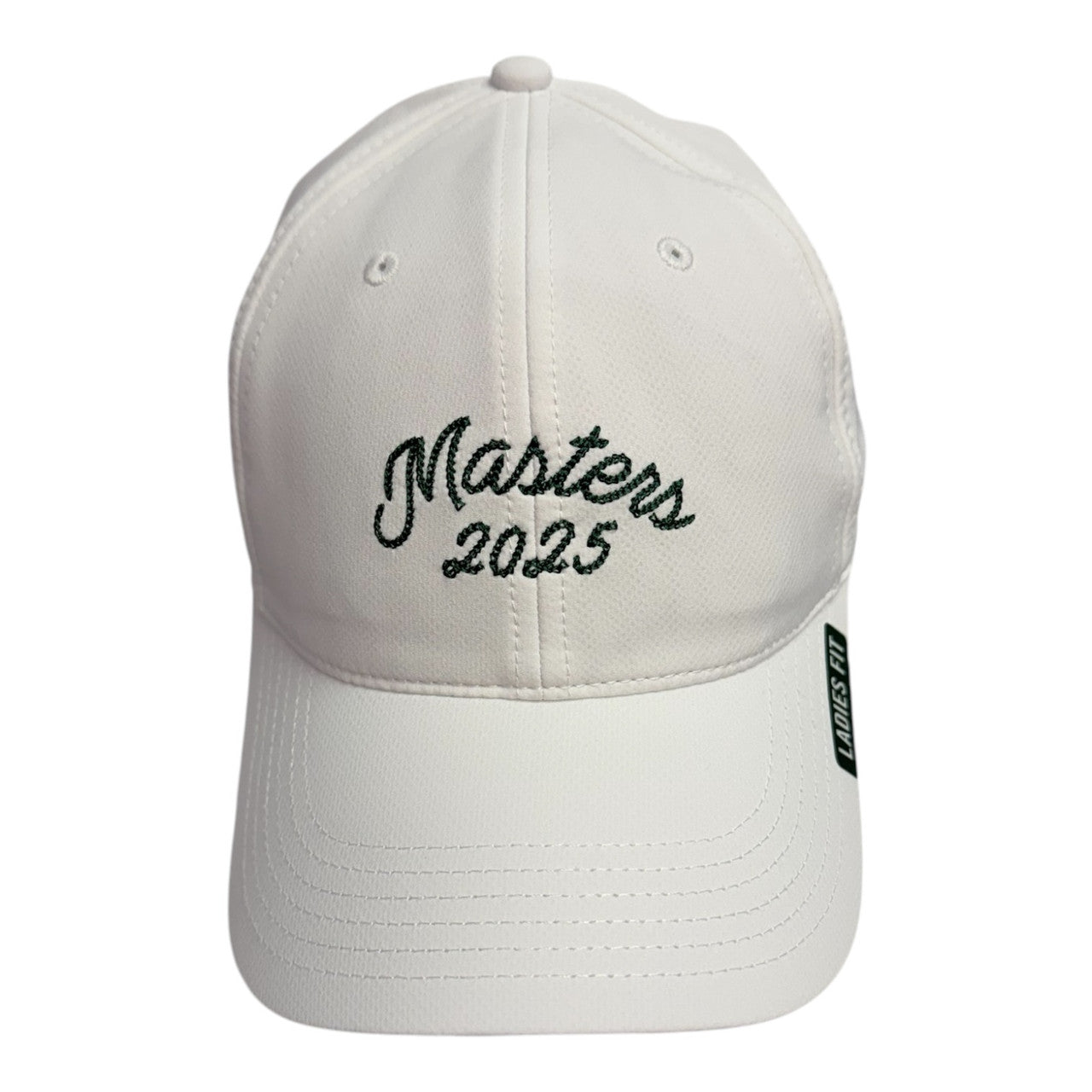 2025 Masters Ladies White Performance Tech Hat in Script