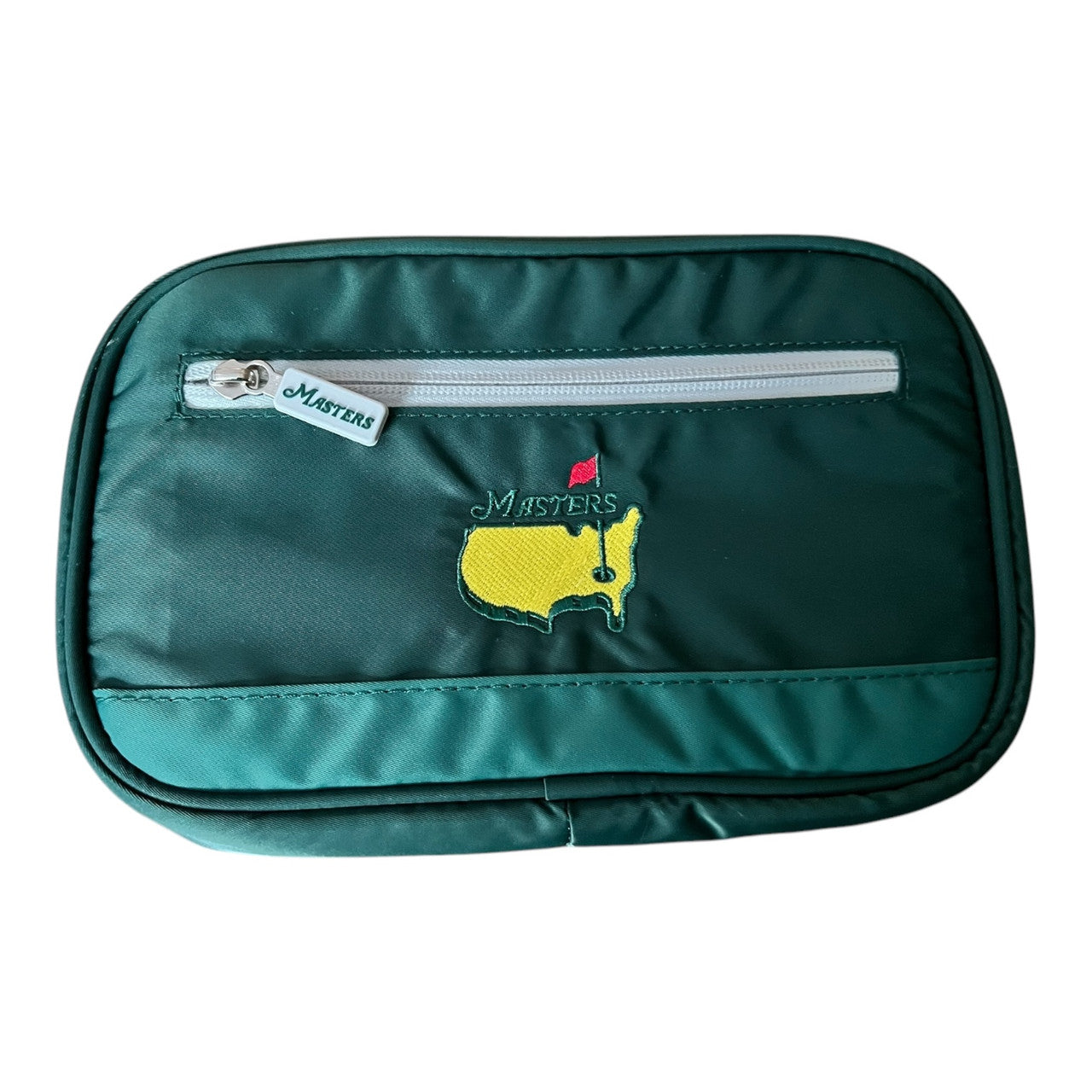 Masters Green Dopp Kit with Grey Zipper