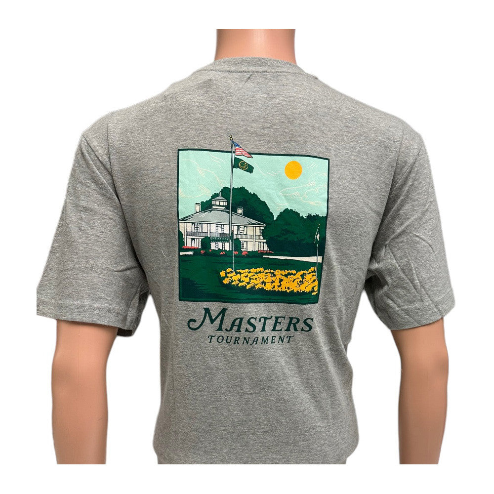 Masters Grey Heather Clubhouse Artwork T-Shirt