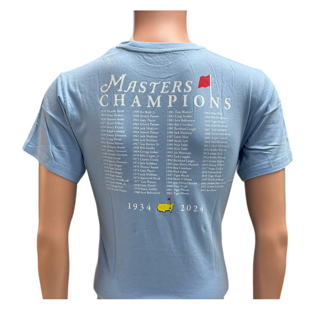 2024 Masters Youth Light Blue Champions T-Shirt