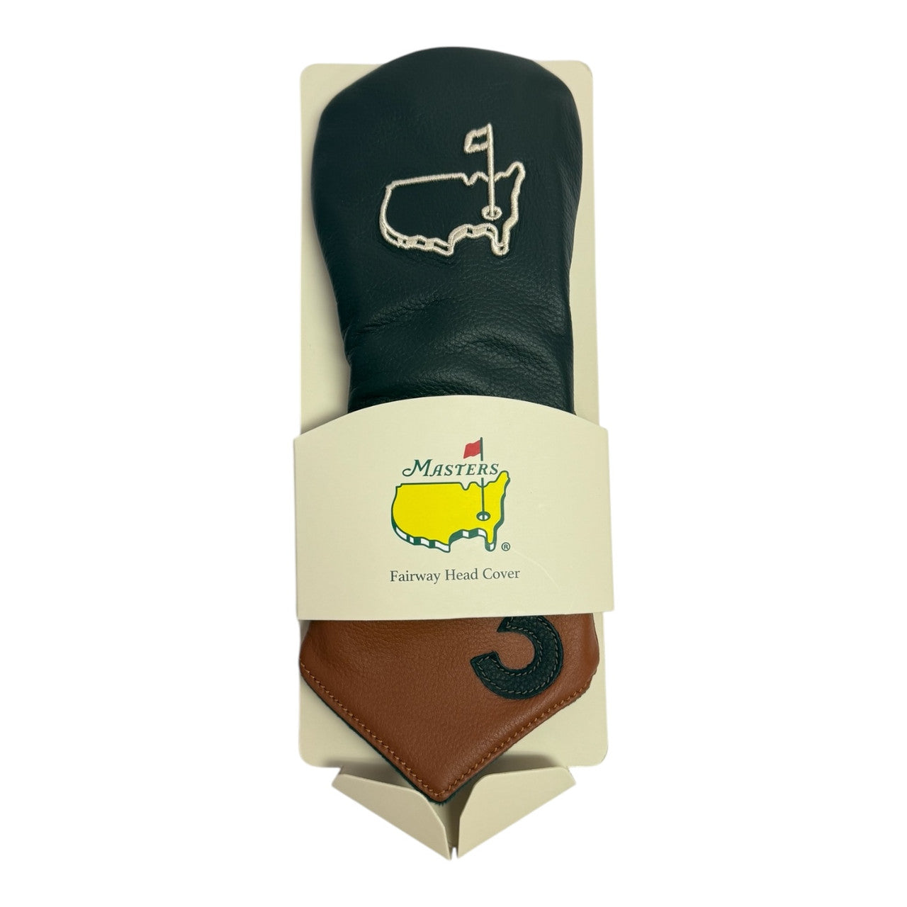 Masters Premium Black Leather Fairway Cover