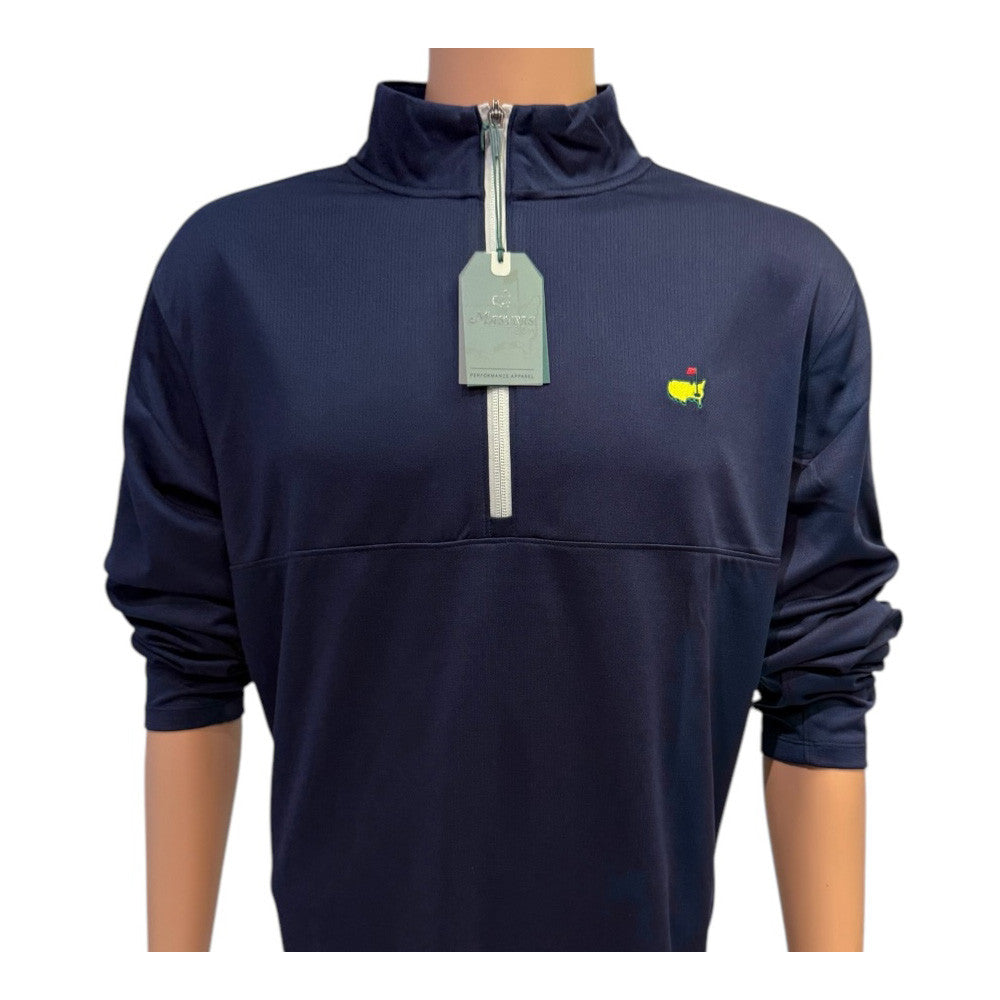 Masters Performance Tech Navy Textured 1/4 Zip Pullover