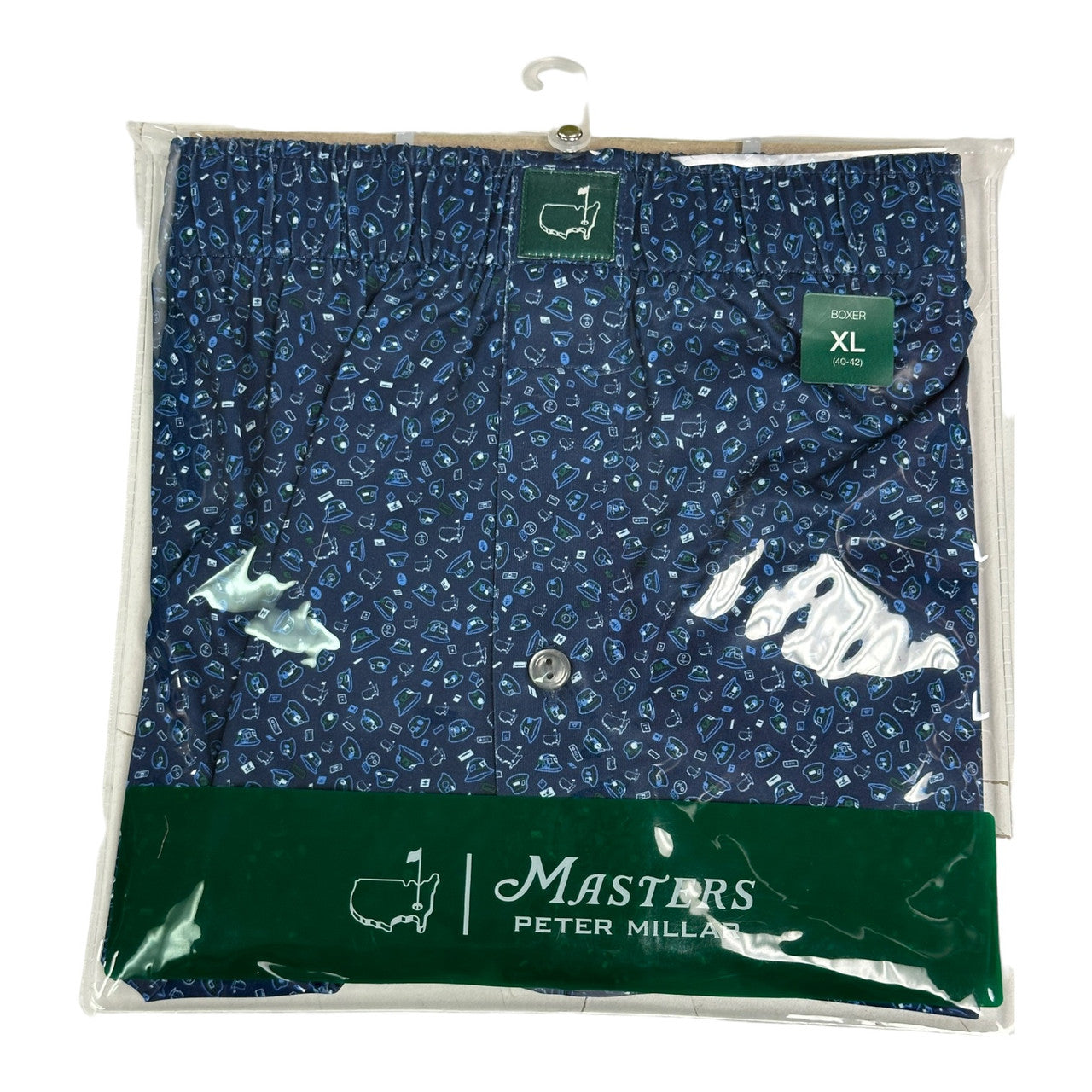 Masters Peter Millar Navy Boxers with Bucket Hats