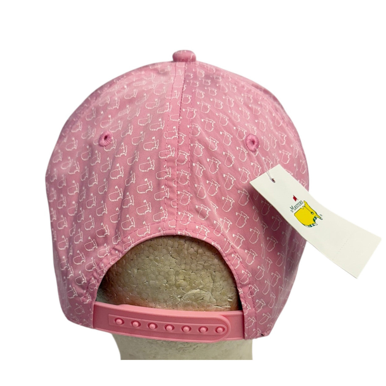 Masters Ladies Pink Rope Hat with White Map Logo